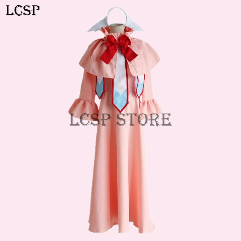 LCSP FAIRY TAIL Mavis Vermilion Cosplay Costume Japanese Anime Adult Uniform Suit Outfit Clothes Dress &amp Shawl Bow Headband |