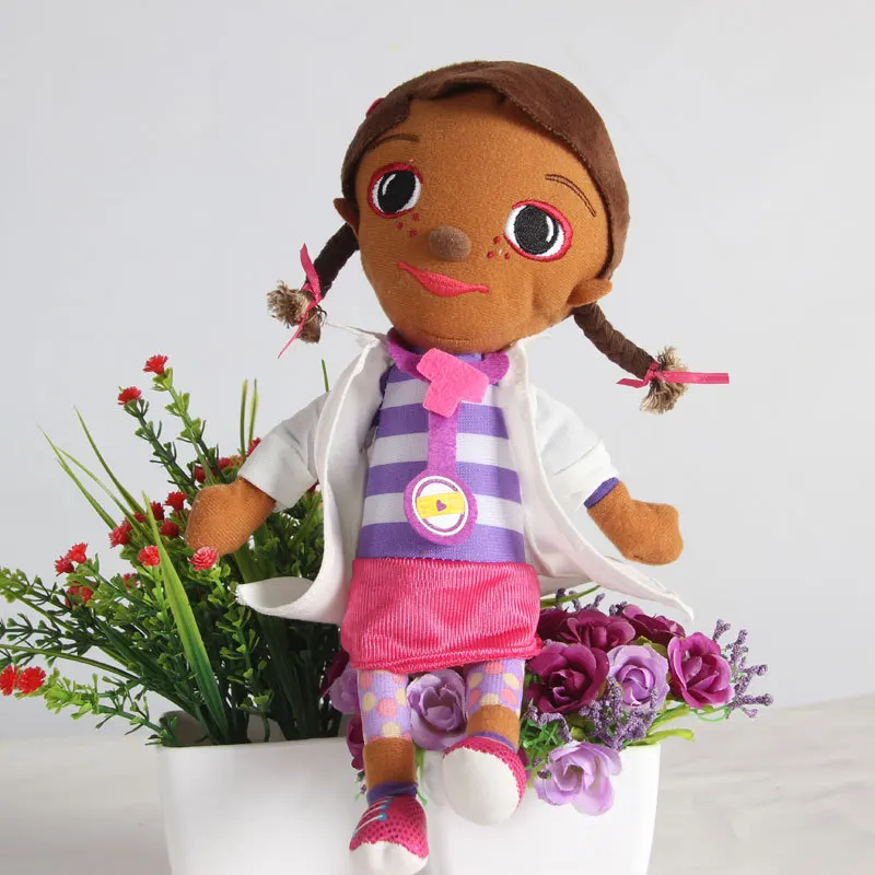 Doc Mcstuffins плюшевая клиника Donny McStuffins stuffins Stuffy Lambie Hallie кукла Дети Brinquedo подарки на