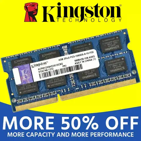 Модуль оперативной памяти для ноутбука Kingston, DDR2 800 667 МГц PC2 6400S 1 Гб 2G 2 Гб 4G 4 ГБ 8 ГБ DDR3 1333 1600 МГц PC3-12800
