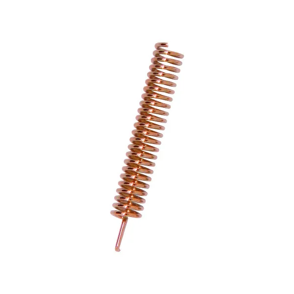 

100pcs/lot helical antenna SW433-TH32 - 32mm 433MHz 50ohm 2.15dbi golden copper Spring Antennas