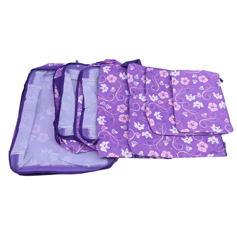 Travel Storage Bag Set For Clothes Tidy Organizer Wardrobe Suitcase Pouch Case Shoes Packing | Дом и сад
