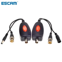 escam ahd cvi tvi cctv camera power video transmission via one bnc video cable up to 400m hd pvt power video transmitter