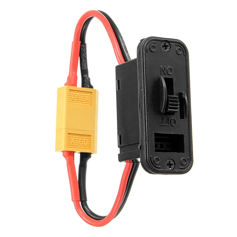 Осевой XT60 разъем включения выключения с удлинительным проводом для RC Lipo батарея