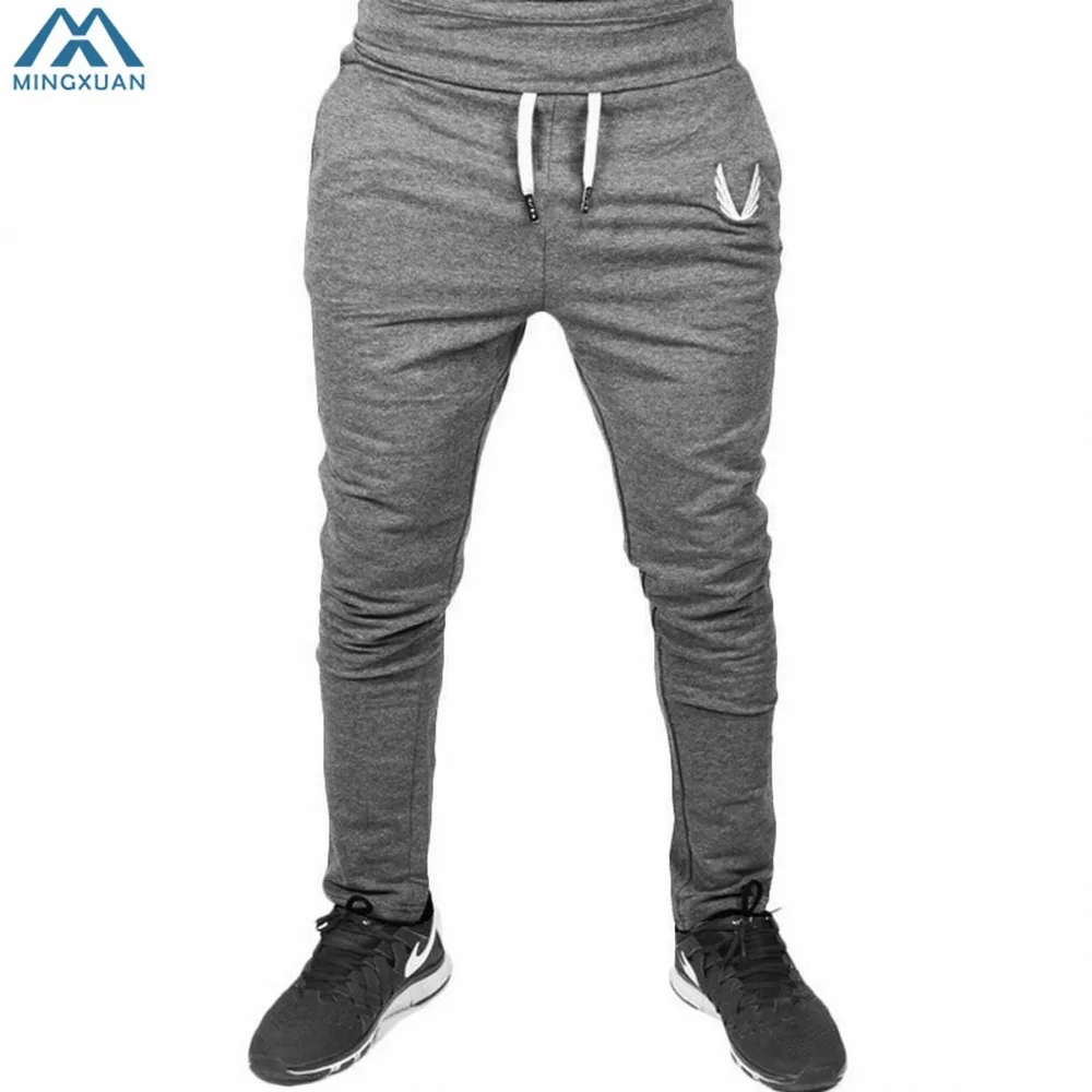 Для мужчин Повседневное Jogger Pants Фитнес хлопчатобумажная ткань Карандаш Брюки
