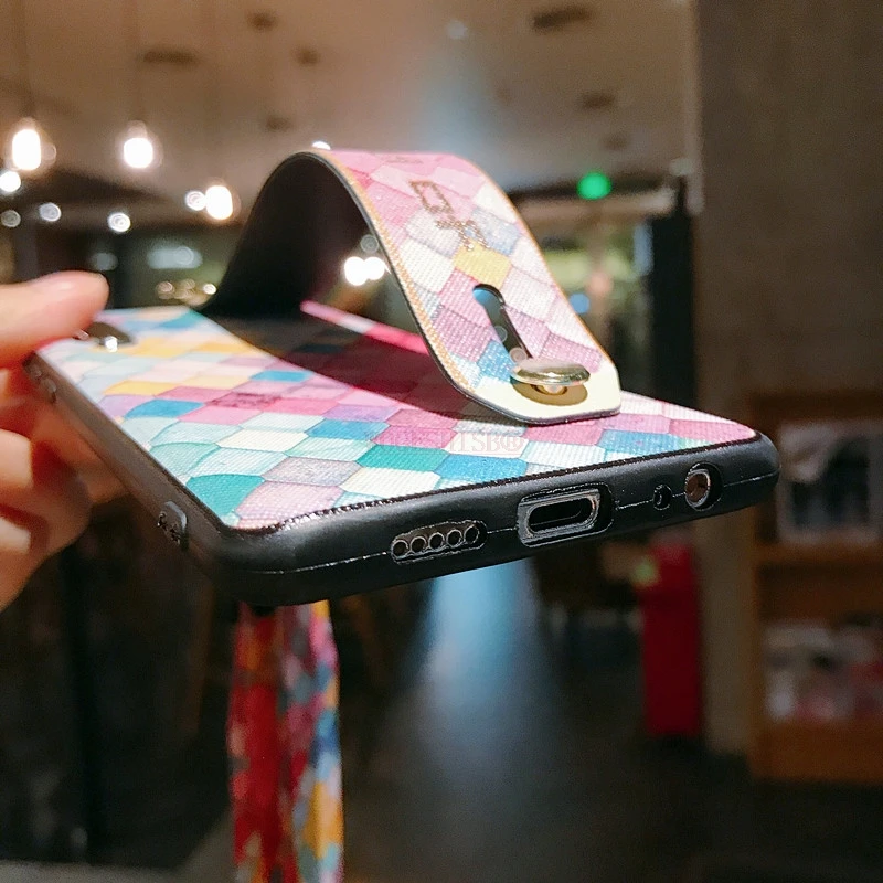 Ремешок на запястье Мягкий ТПУ чехол для телефона для huawei P30 Pro P20 Lite P Smart Plus mate 20 30 Pro чехол s шкала кольцо подставка держатель Крышка