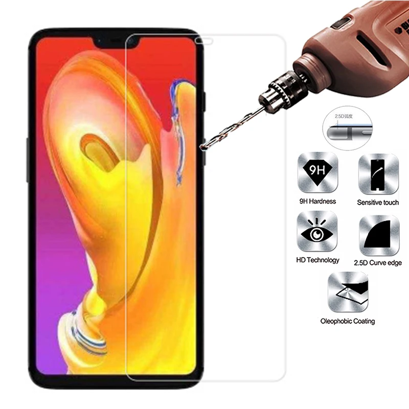 2 шт. 2.5D Закаленное стекло для Oneplus 6 A6000 9H Взрывозащищенная защитная пленка экрана