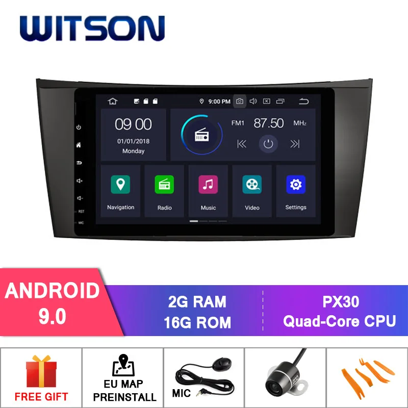 WITSON 9 ''Android 0 HD экран для BENZ E CLASS W211 G Class W463 автомобильное радио 4 Гб RAM + 32 FLASH 8 Octa