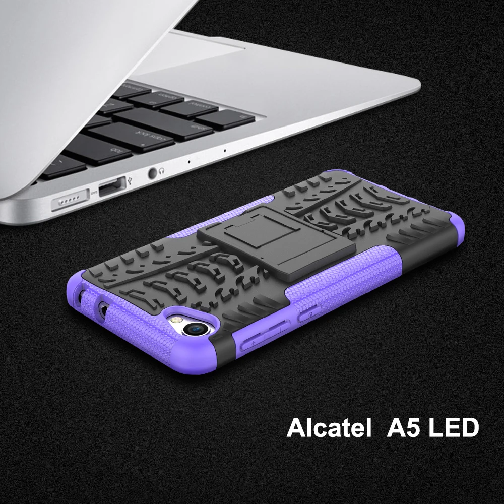 BrankBass TPU + PC чехол для Alcatel A5 светодио дный силиконовые ударопрочный Твердый