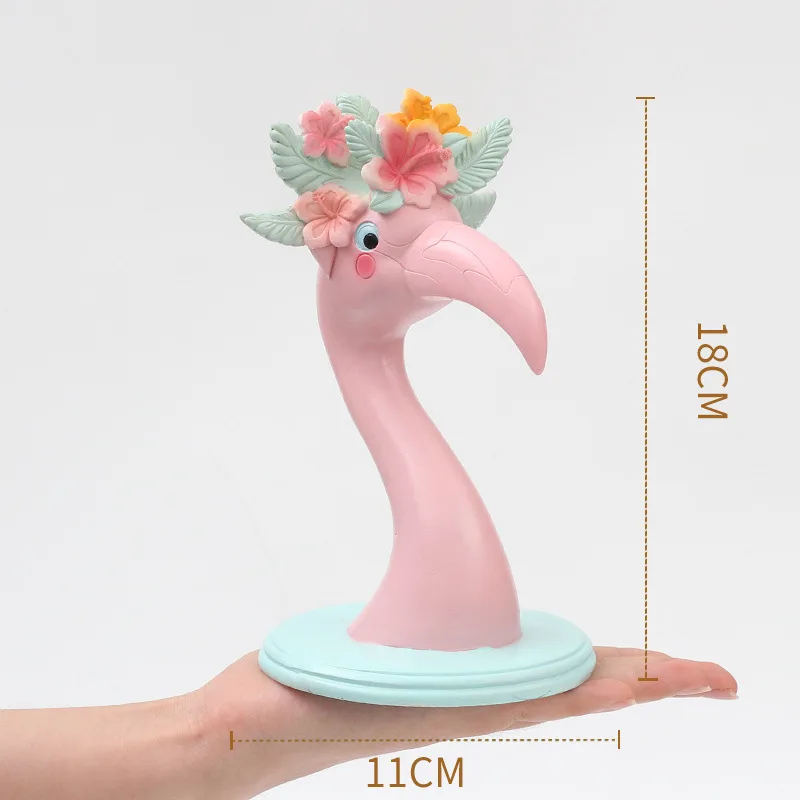 1 шт. полимерная статуя фламинго подставка под очки солнцезащитные украшение для