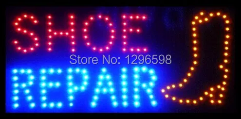 CHENXI горячая Распродажа ремонт обуви открытая неоновая вывеска графика 24x13 дюймов