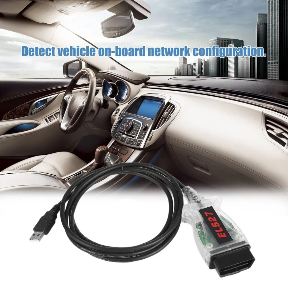 Автоматический диагностический инструмент ELS27 FORScan PIC24HJ128GP + FTDI микрочип для Ford Mazda