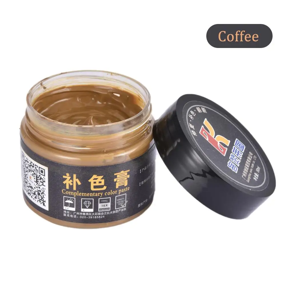 Coffee Ремонт кожи очиститель от крема комплект на сиденье в машину на диван пальто обувь отверстия царапины трещин рипы восстановление - Цвет: Coffee