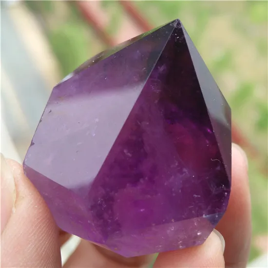 Кристаллы аметиста точечные камни Кристаллы Камень Islande Wicca Piedras минеральное сырье Cuarzo Коронная Чакра Кварц для лечения 40 г