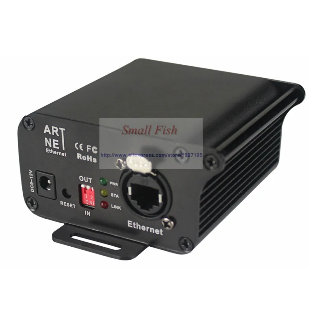 Billig Neue Bidirektionale Signal Konverter DMX512 Ausgang RJ45 Net Anschlüsse DJ Ausrüstung Für Disco Karaoke KTV Party Bar Treffen Rede