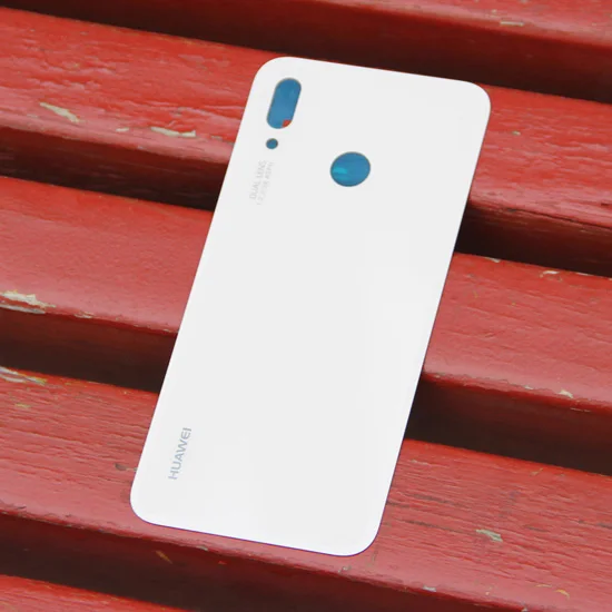 Чехол для задней батареи huawei, чехол для huawei P20 lite nova 3e, чехол для задней панели со стеклом - Цвет: Pink
