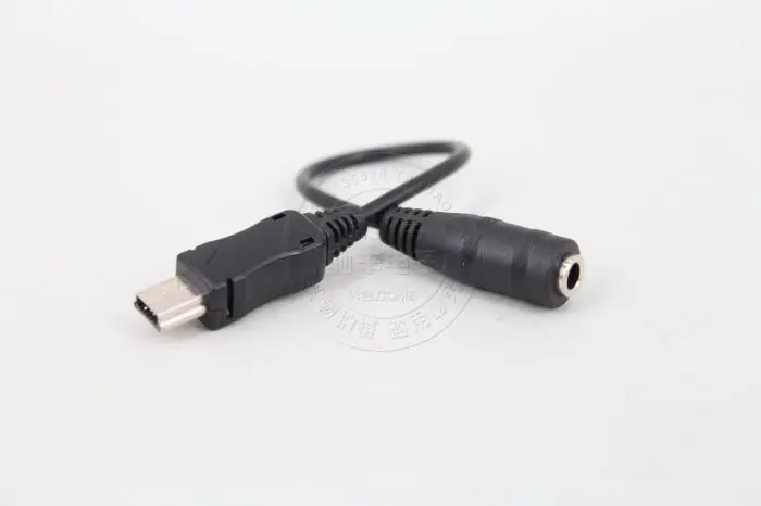 Новый мини USB штекер на гнездо 3 5 мм аудиокабель шнур для активного зажима