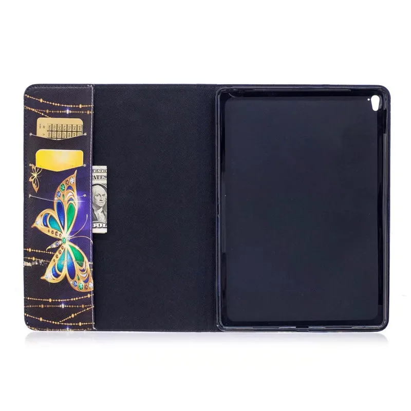 Чехол для Apple iPad Pro 9 7 дюйма чехол-книжка из ПУ кожи с рисунком совы панды Биг-Бена и
