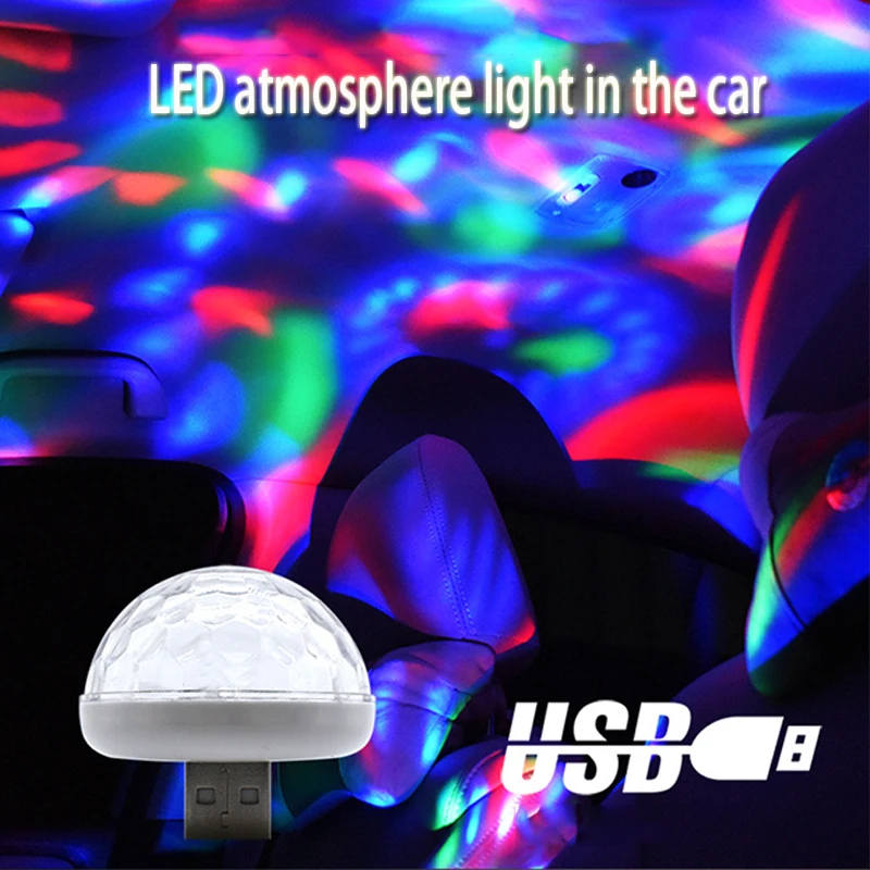 

Светодиодная Автомобильная декоративная RGB-лента для внутреннего освещения, беспроводная атмосферная лампа, 4 шт./компл., цветная светодиод...