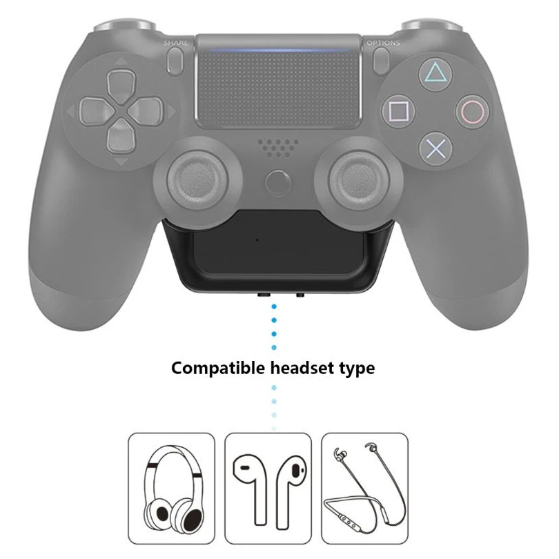 Геймпад для Dualshock4 беспроводной Aux аудиоприемник с Bluetooth-адаптером PS4 контроллер