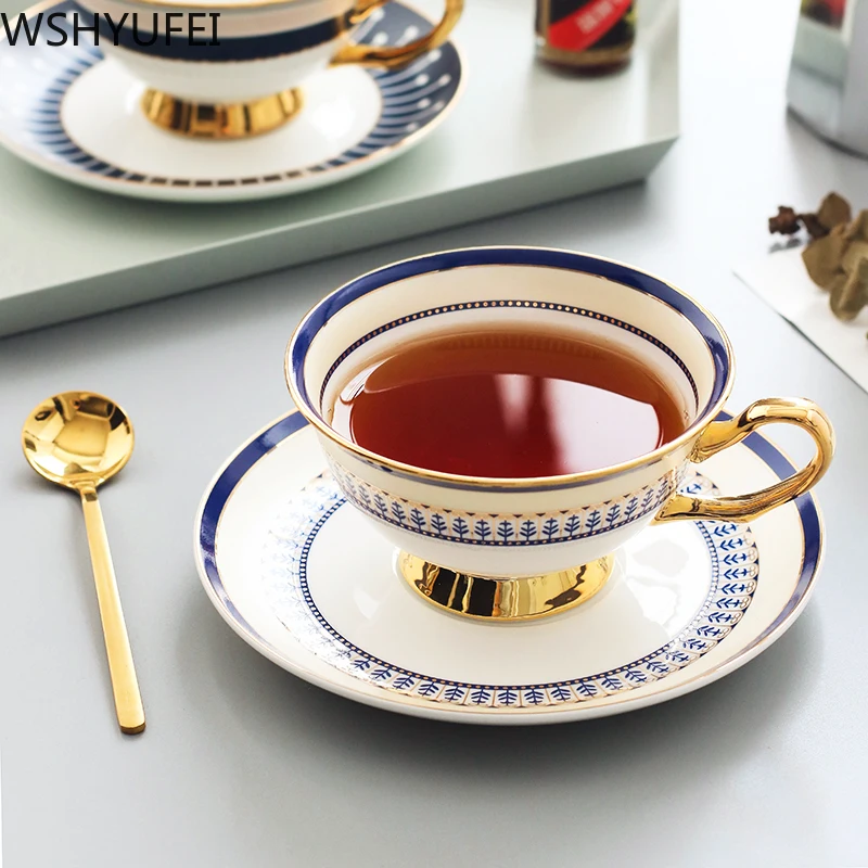 Элегантная английская Ins керамическая чашка кофейная послеобеденный чай