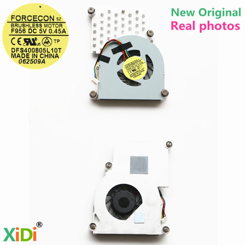 

NEW Original CPU FAN FOR LENOVO Q100 Q110 CPU COOLING FAN XIDI DFS400805L10T F956 DC5V 0.45A