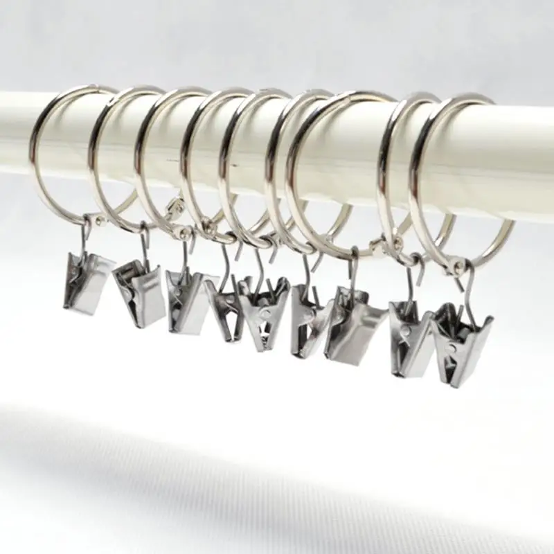 10 шт. прищепки из нержавеющей стали крюк зажимы для белья портативный