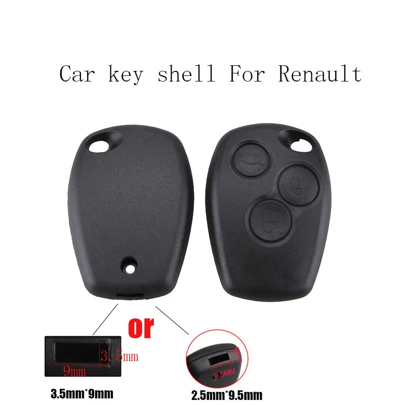 Замена 2/3 кнопки дистанционного ключа оболочки чехол для Renault Clio Modus Laguna Megane
