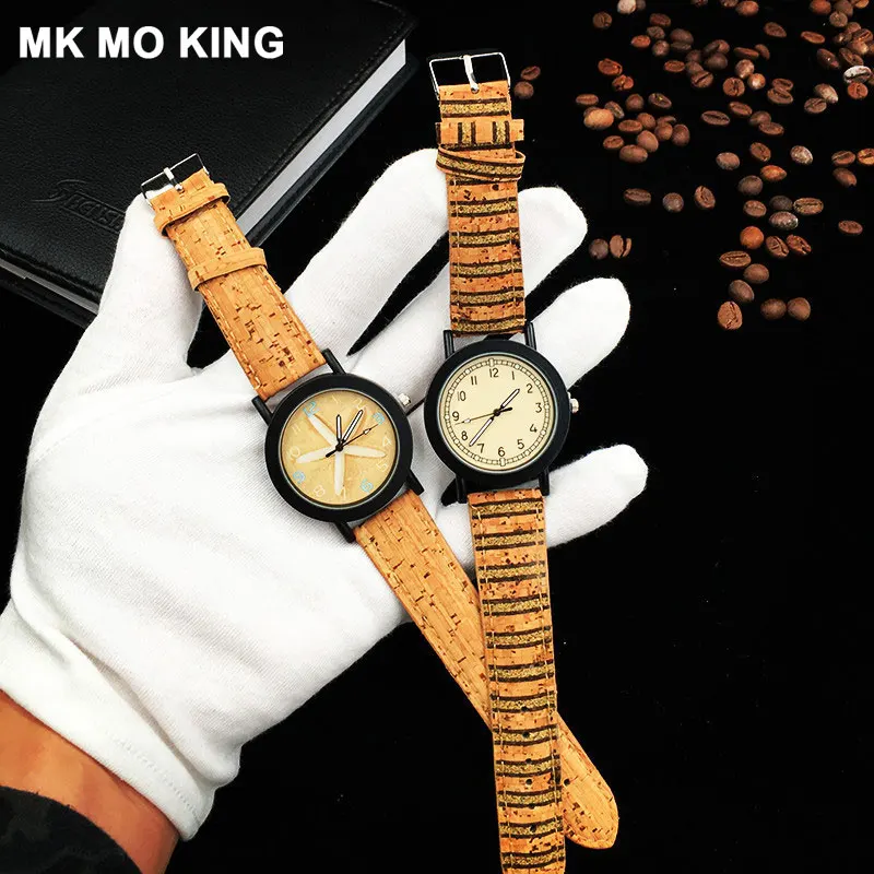 Модные парные часы простые мужские/женские креативные с деревянным лицевым