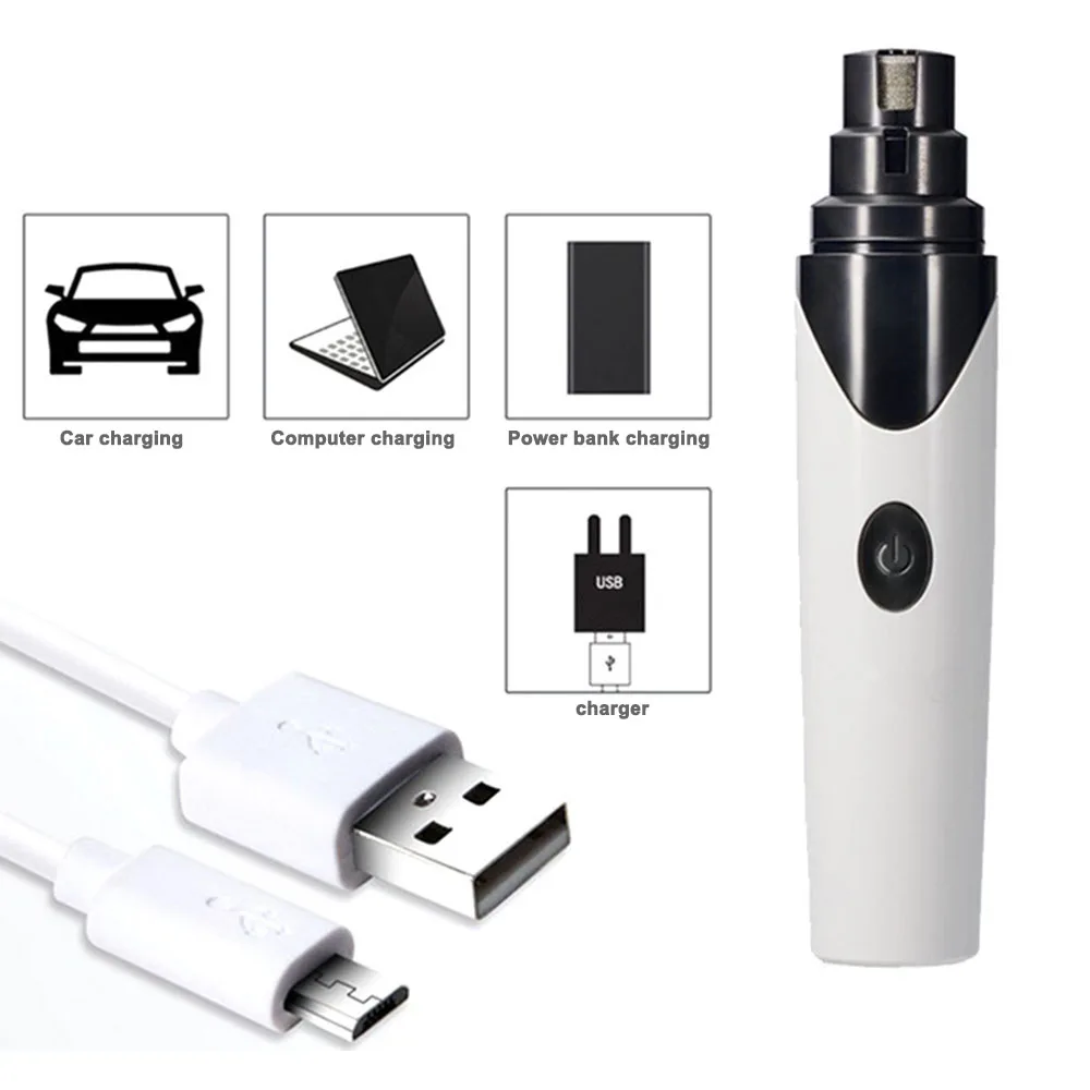 Электрическая машинка для маникюра домашних животных триммер с зарядкой от USB