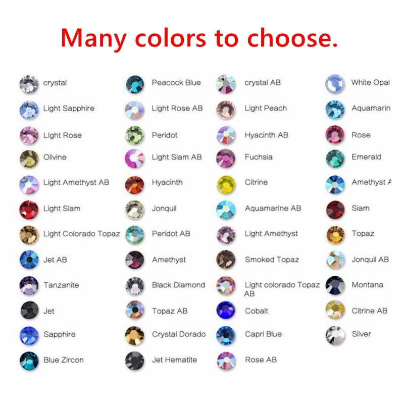 Высокое качество светло-зеленый цвет AB более блестящая SS3-SS34 обувь на плоской