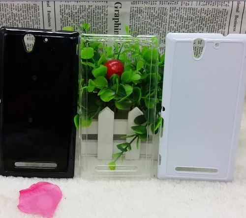 Wtsfwf DIY 2D сублимационный Жесткий ПК чистый чехол для Sony C3 с алюминиевыми вставками