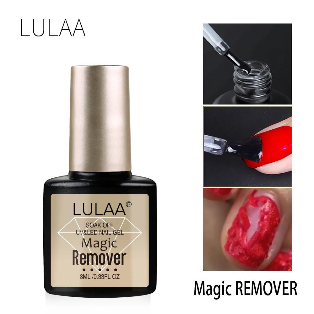 Фото LULAA гель для ногтей магическое средство удаления замачивания база Матовый