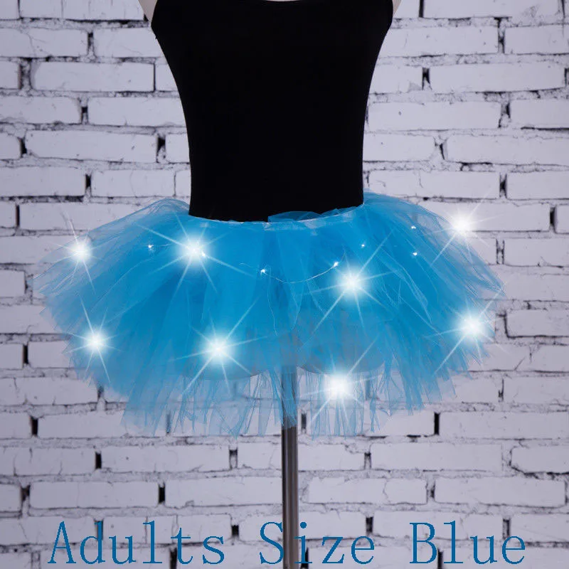 Светодиодный светильник фатиновая юбка для женщин и маленьких девочек новинка