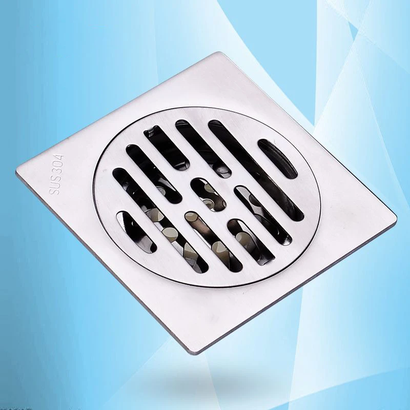 

Thickened 304 Stainless Steel Deodorant Floor Drain Fast Side Drainage ABS Plastic Core Insect Proof Kitchen Floor Drain