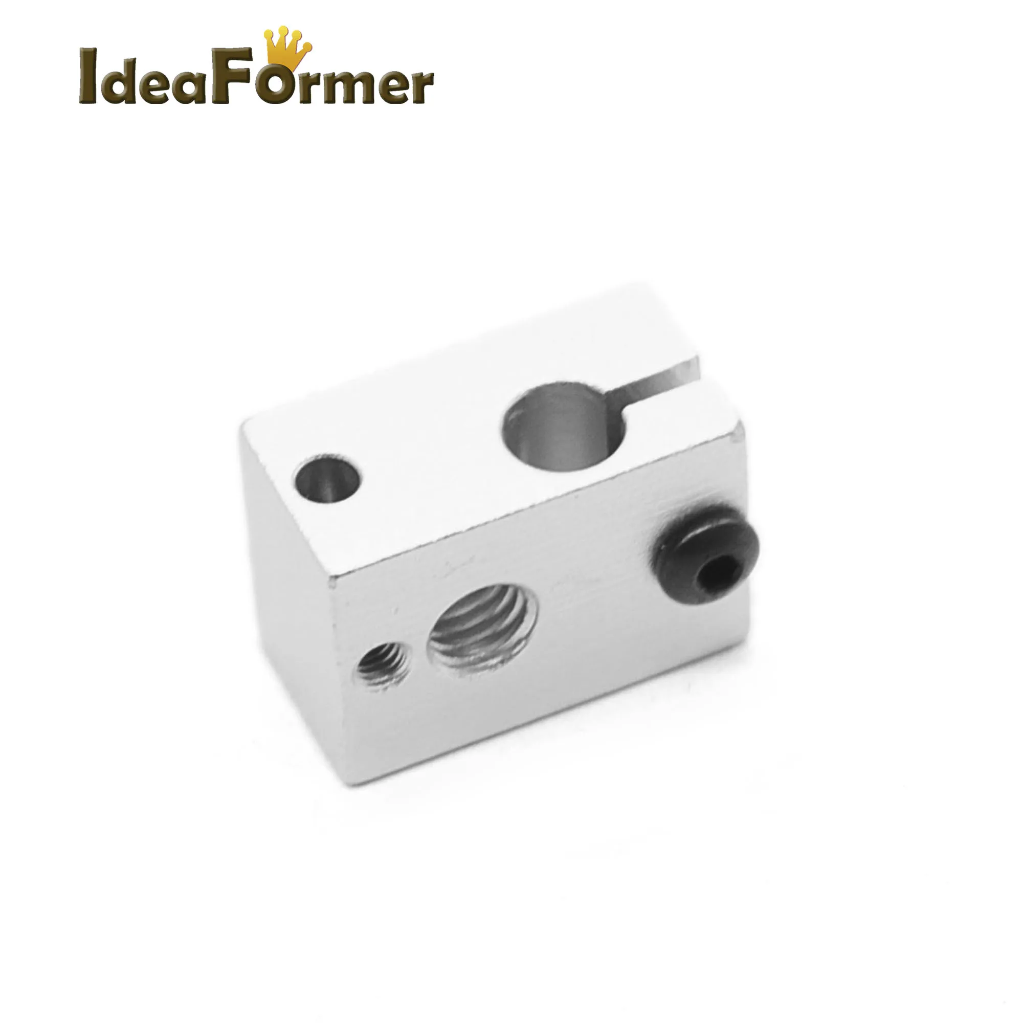 E3D V6 Upgraded version Heating Block 23*16*12mm for PT100 and NTC3950 thermistor J-head hotend Prusa i3 Kossel 3D Printer Parts