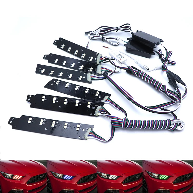 Для Ford Mustang 2015 2016 2017 2018 пульт дистанционного управления RGBW многоцветный