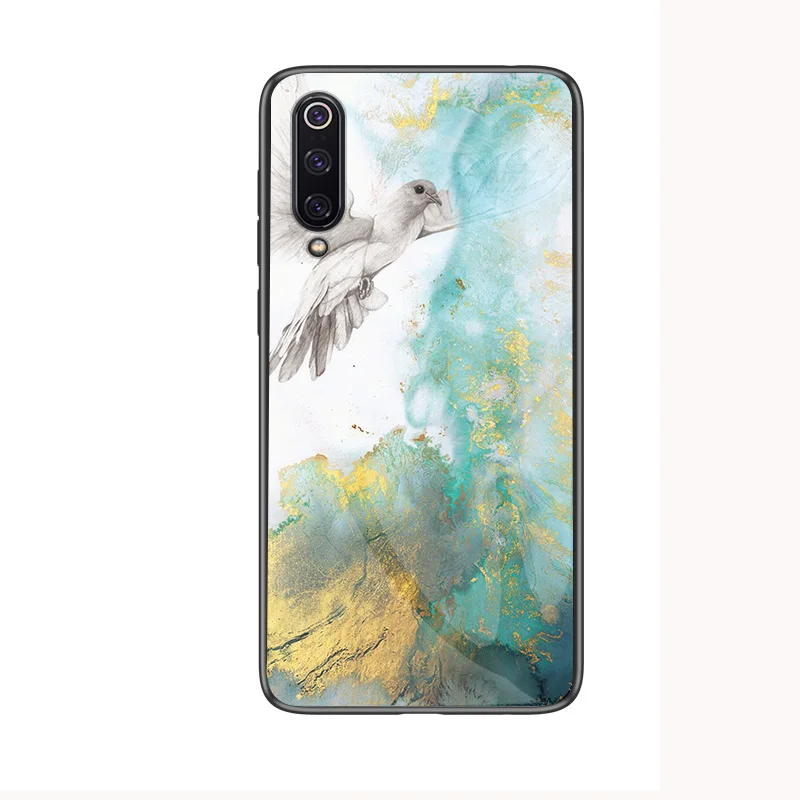 2 Чехлы для samsung Galaxy A50 A30 A70 A20 мраморный градиентный цветной стеклянный чехол для samsung Galaxy M30 M20 M10 A10 чехол - Цвет: 2