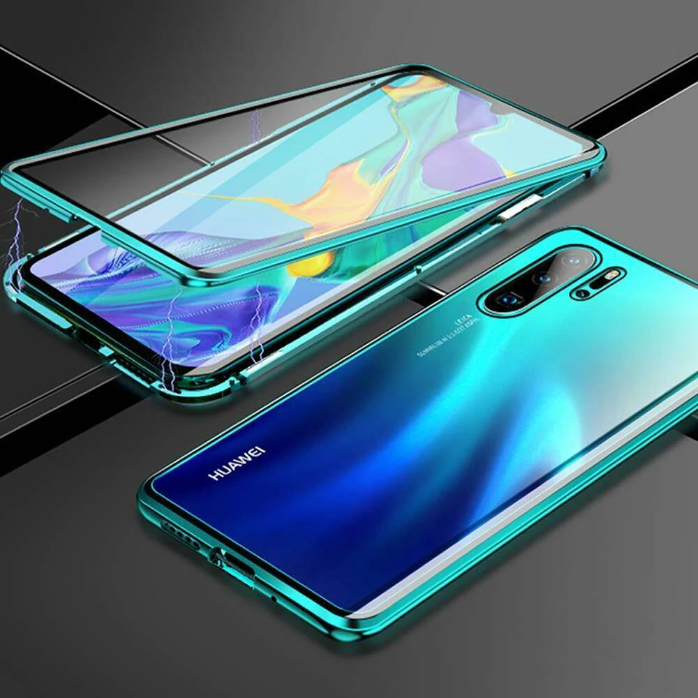 Двухсторонний стеклянный Магнитный чехол для Huawei P30 P20 P40 Pro lite mate 20 30 pro 20X