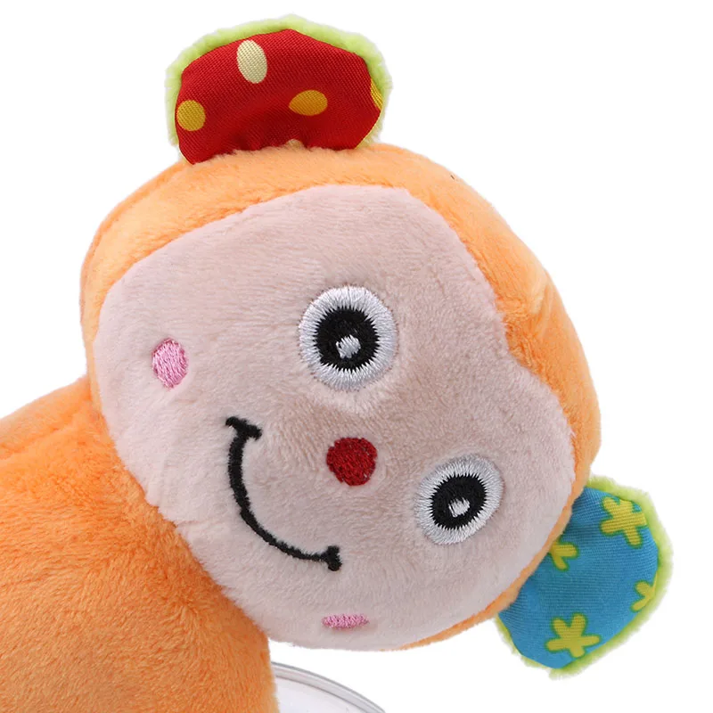 

Lovely Cartoon Fun Animal Holding A Ring Rattle Popular Soft Sheep Dog Cattle Infants Plush Rattles Toys 0-24 Months