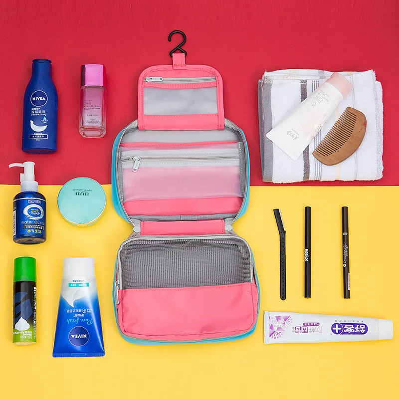 LDAJMW вместительная подвесная косметичка на открытом воздухе для женщин молнии