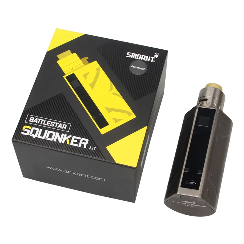 Оригинальный Smoant Battlestar Squonker набор 200 Вт электронная сигарета Vape и 7 мл бутылка RDA