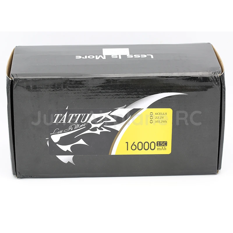 TATTU 16000mAh 15C LiPO батарея Burst 30C для большой нагрузки Multirotor FPV Drone гексакоптер