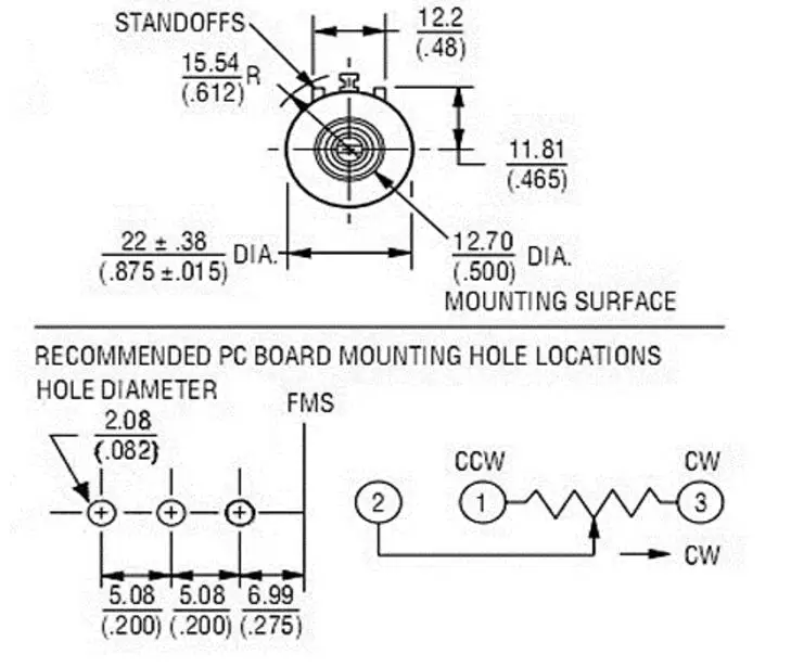 3590S-2-104L 3590 S 100 K-омовая точность многооборотный потенциометр 10 колец регулируемый резистор