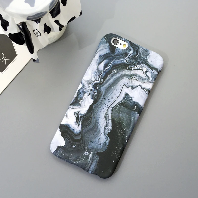 Чехол для телефона LACK жесткий чехол с рисунком мрамора и камня Iphone 5 5S SE граффити