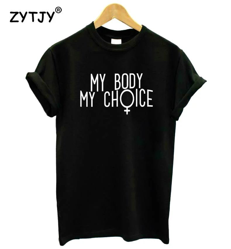 My Body Choice Letters Print Women Tshirt Cotton Funny t Shirt For Lady Girl Top Tee Hipster Tumblr Drop Ship HH-232 | Женская одежда