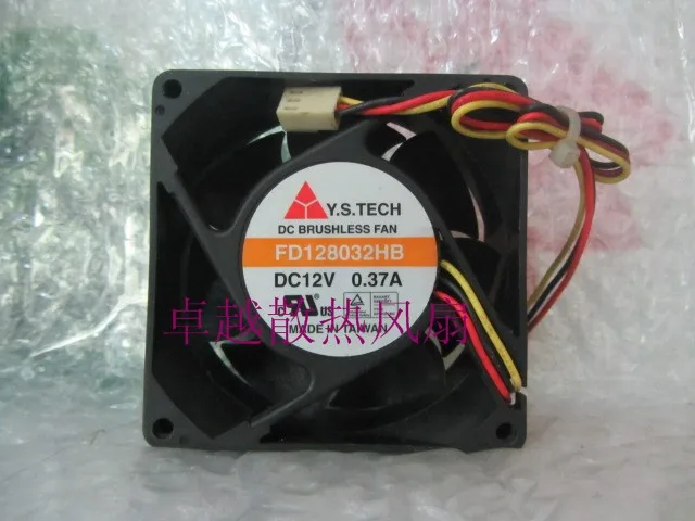 

Y.s.tech cooling fan 8cm 8032 12v 0.37a fd128032hb