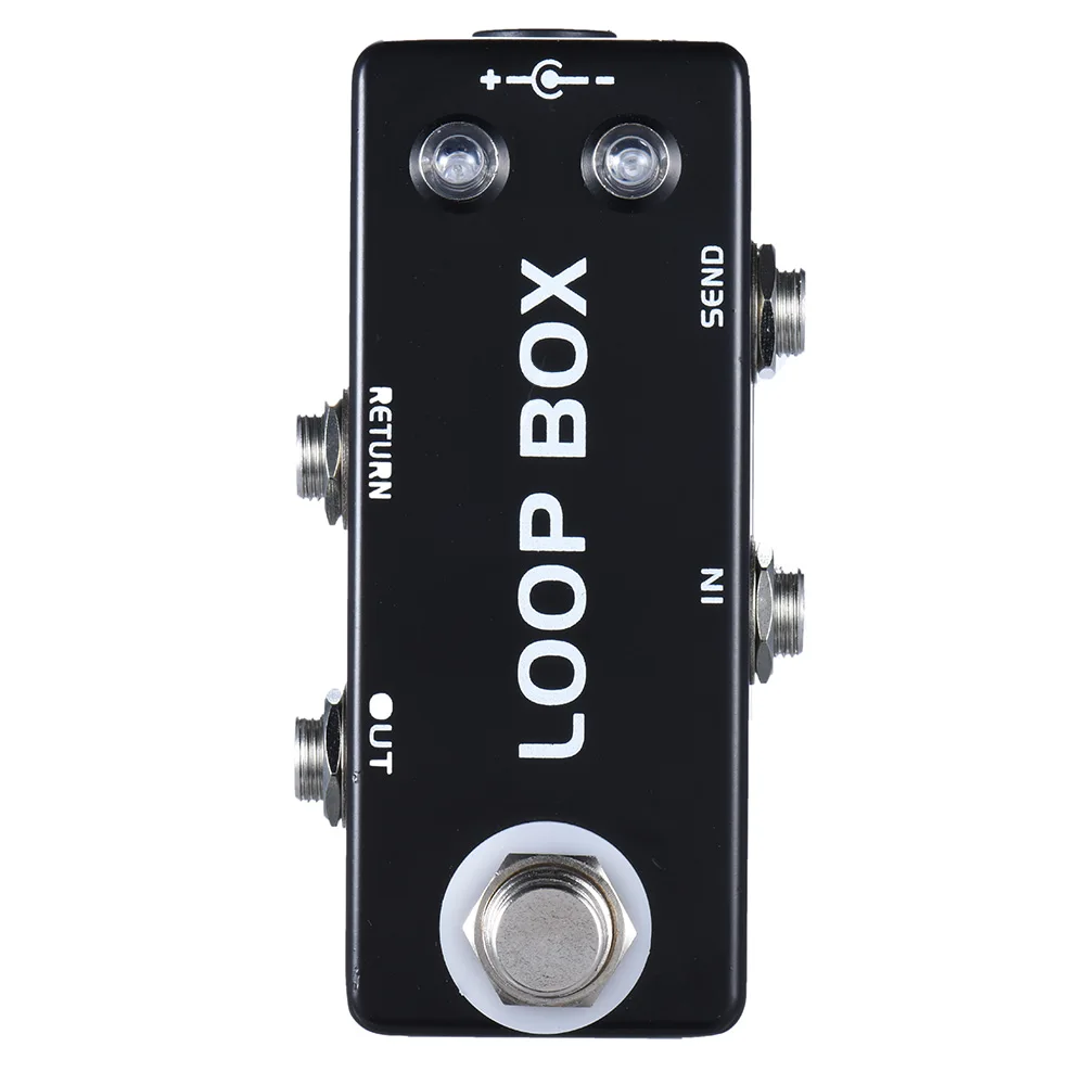 Loop BOX Moskyaudio мини гитарная педаль для звукового эффекта овердрайв, компрессор, искажения, хор, задержка, реверберации - Цвет: Loop BOX