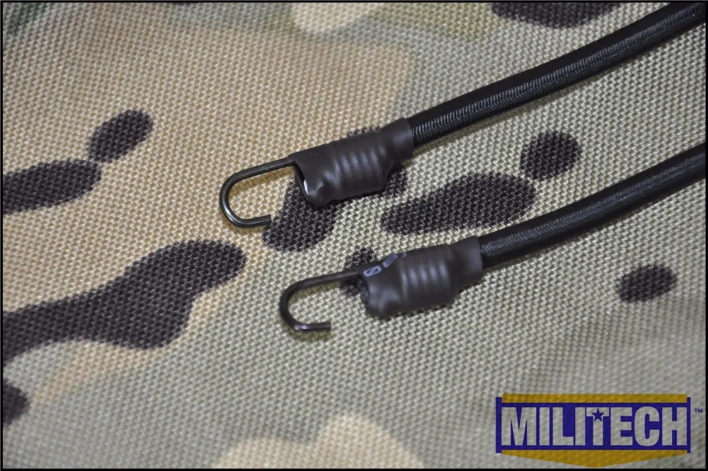 MILITECH черный цвет BK эластичные шнуры с крючком для детской рельсовой системы MARSOC