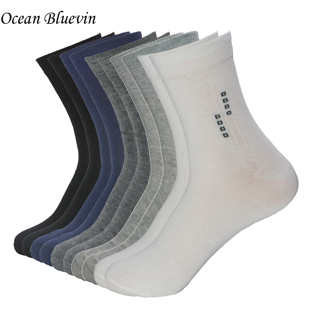 Носки мужские сетчатые трикотажные хлопковые мягкие дышащие повседневные 5