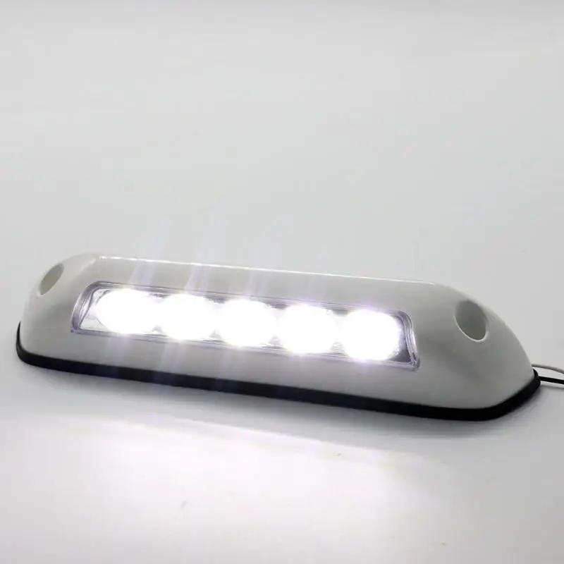 VODOOL 12V 2.6W LED RV Awning Porch Light IP67 Waterproof For Marine Caravan Camper Trailer Motorhome 5LED Exterior Camping Lamp |
